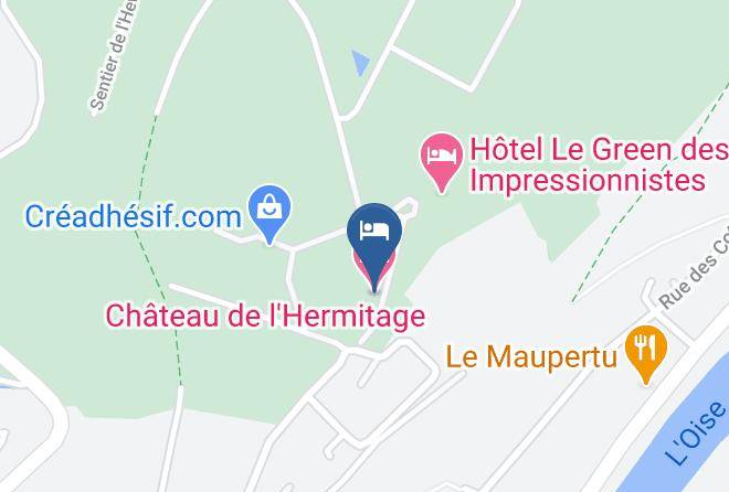 Val D Oise - Chateau De L'hermitage Maps