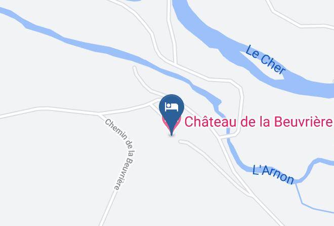 Cher - Chateau De La Beuvriere Maps