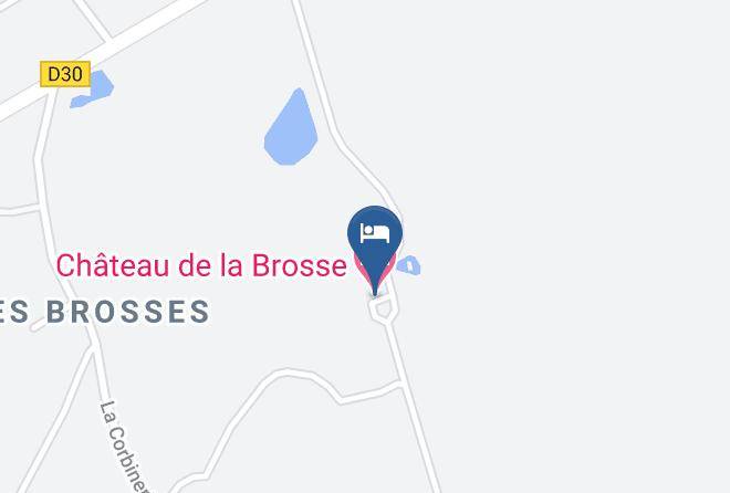 Cher - Chateau De La Brosse Maps
