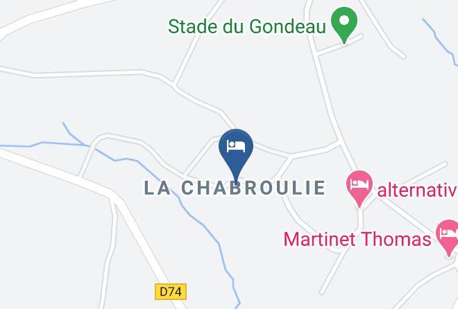 Haute Vienne - Chateau De La Chabroulie Maps