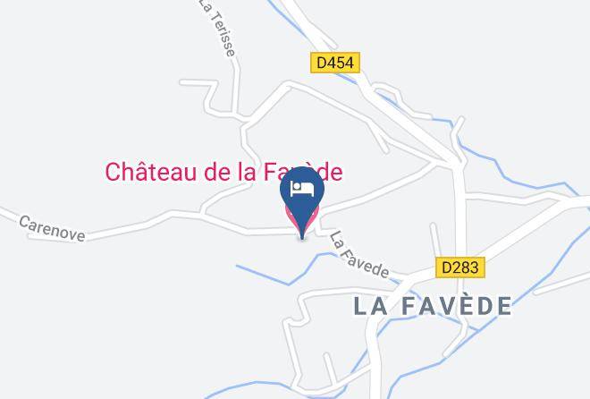 Gard - Chateau De La Favede Maps