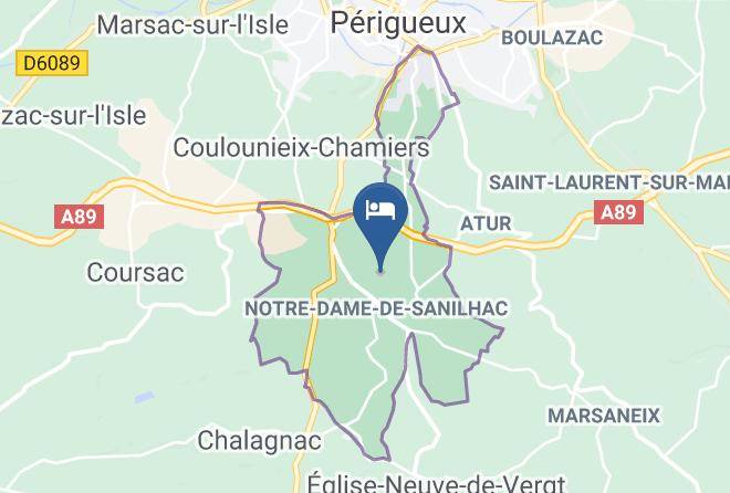 Dordogne - Chateau De La Gauderie Maps