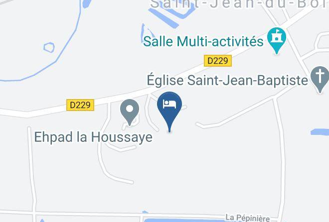 Sarthe - Chateau De La Houssaye Maps