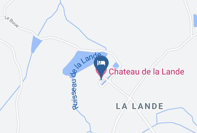 Indre - Chateau De La Lande Maps