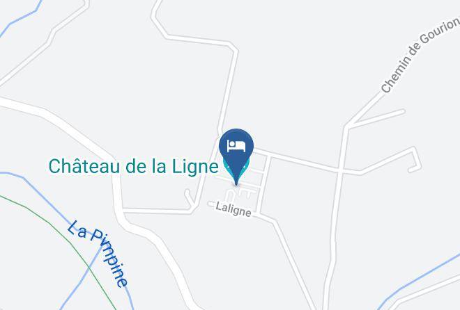 Gironde - Chateau De La Ligne Maps
