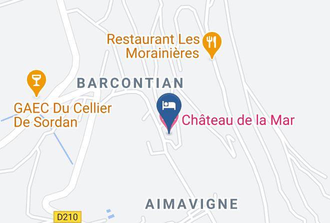 Savoie - Chateau De La Mar Maps