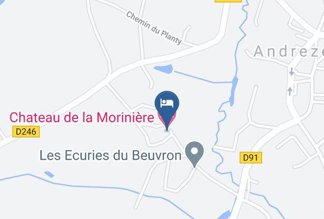Maine Et Loire - Chateau De La Moriniere Maps