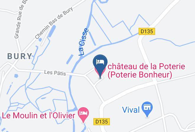 Loir Et Cher - Chateau De La Poterie Maps
