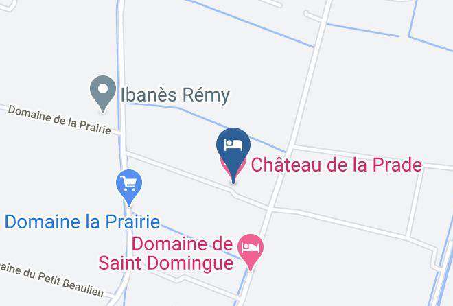 Aude - Chateau De La Prade Maps