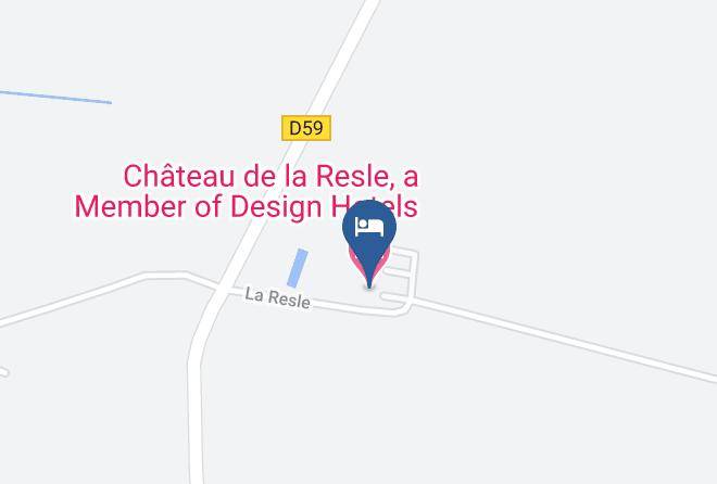 Yonne - Chateau De La Resle A Member Of Design Hotels Maps