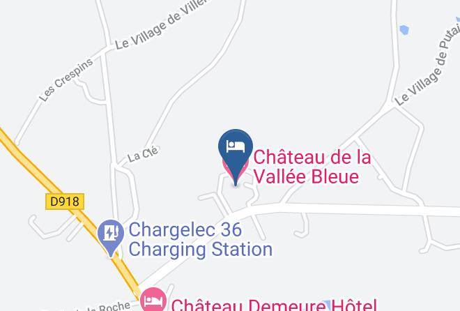 Indre - Chateau De La Vallee Bleue Maps