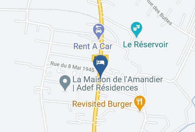 Saone Et Loire - Chateau De La Villeneuve Maps