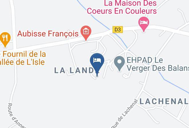 Dordogne - Chateau De Lalande Maps