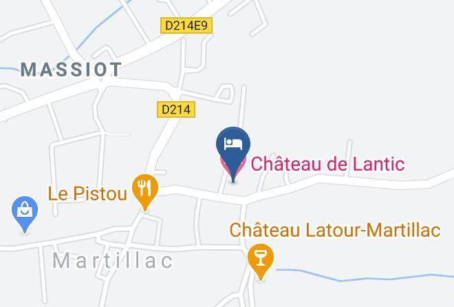Gironde - Chateau De Lantic Maps