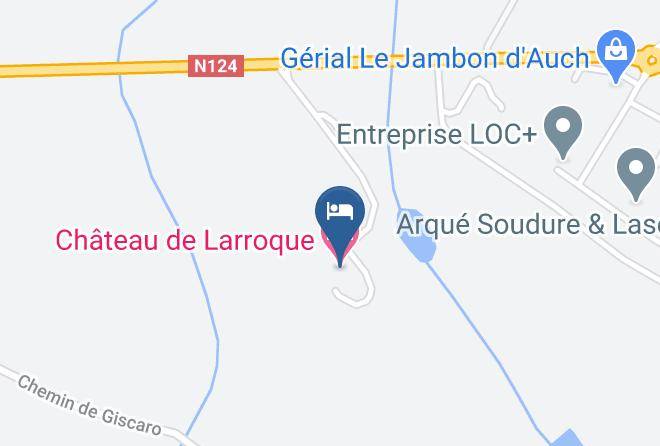 Gers - Chateau De Larroque Maps