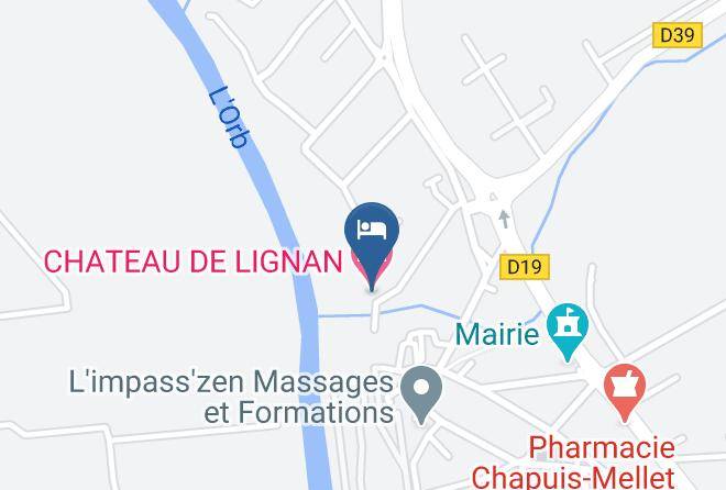 Herault - Chateau De Lignan Maps