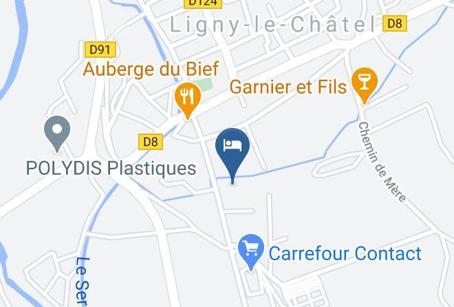 Yonne - Chateau De Ligny Maps