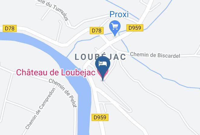 Tarn Et Garonne - Chateau De Loubejac Maps