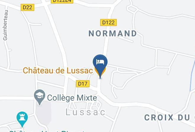 Gironde - Chateau De Lussac Maps