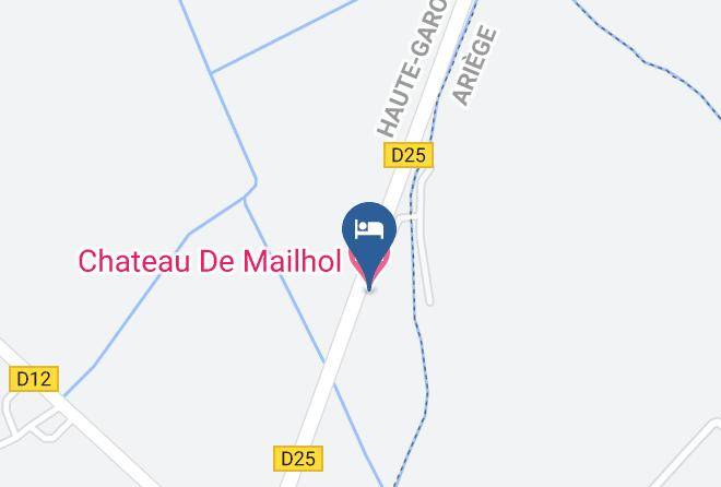 Haute Garonne - Chateau De Mailhol Maps