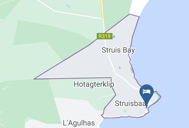 Overberg - Chateau De Marine Boutique Hotel Struisbaai Maps