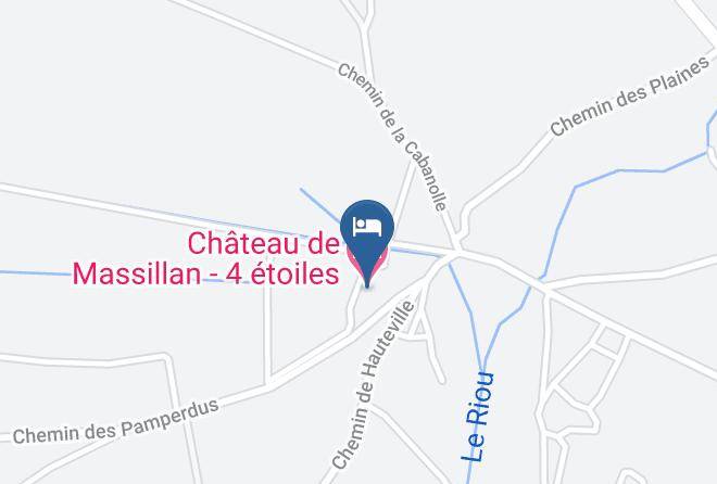 Vaucluse - Chateau De Massillan 4 Etoiles Maps