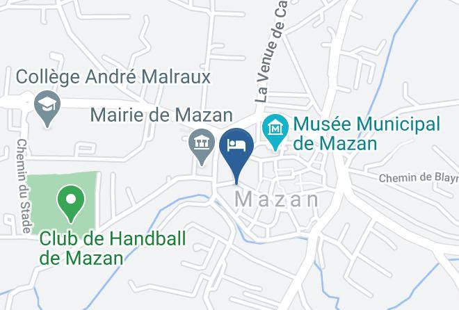 Vaucluse - Chateau De Mazan Maps