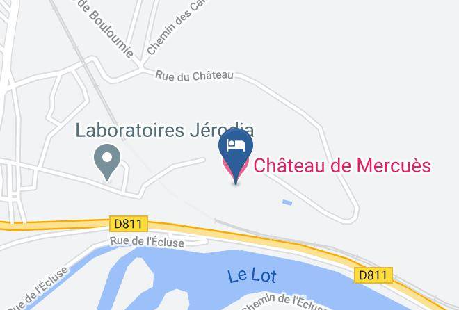 Lot - Chateau De Mercues Maps