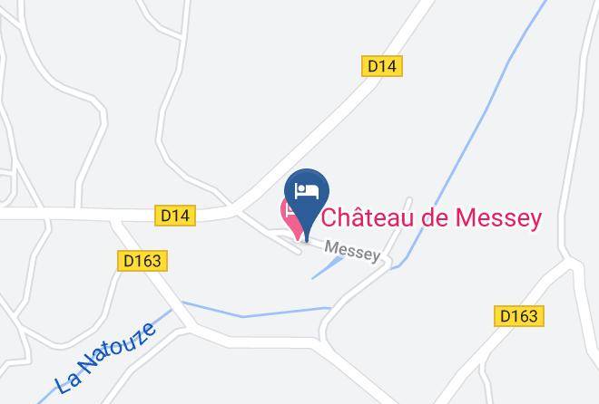 Saone Et Loire - Les Maisons Vigneronnes Du Chateau De Messey Maps