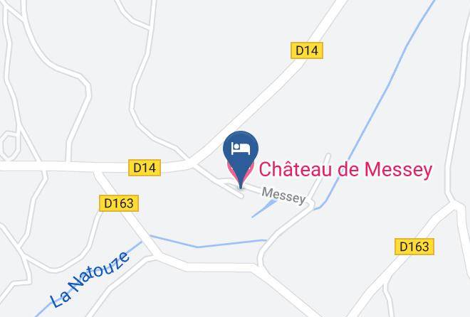 Saone Et Loire - Chateau De Messey Maps