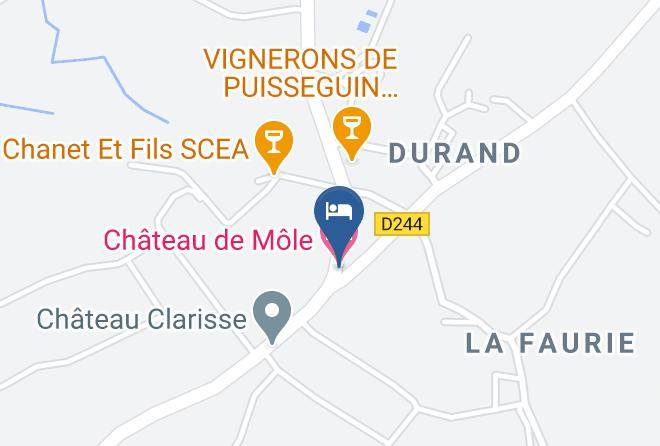 Gironde - Chateau De Mole Maps