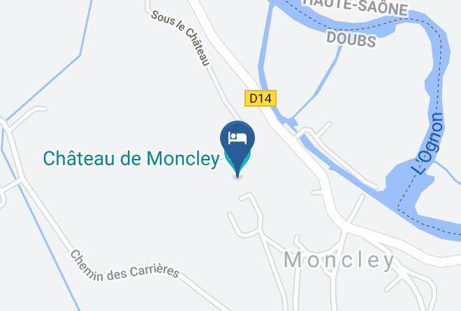 Doubs - Chateau De Moncley Maps