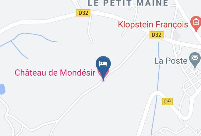 Dordogne - Chateau De Mondesir Maps