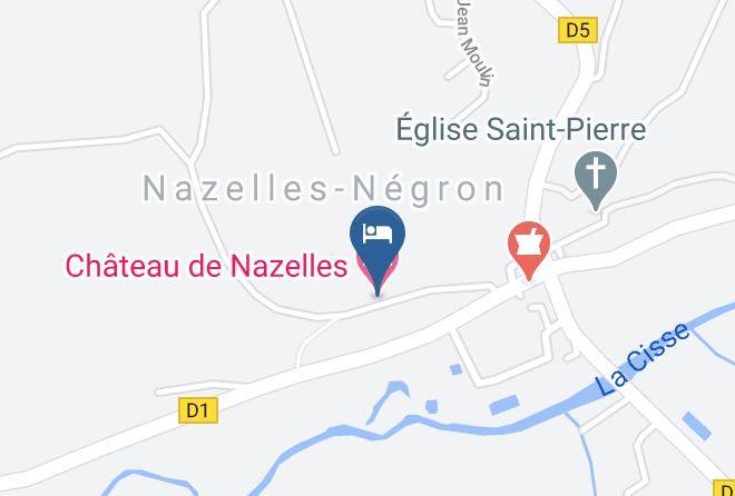 Chateau De Nazelles Map