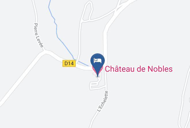 Saone Et Loire - Chateau De Nobles Maps