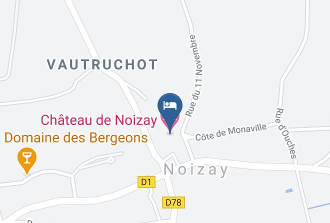 Indre Et Loire - Chateau De Noizay Maps