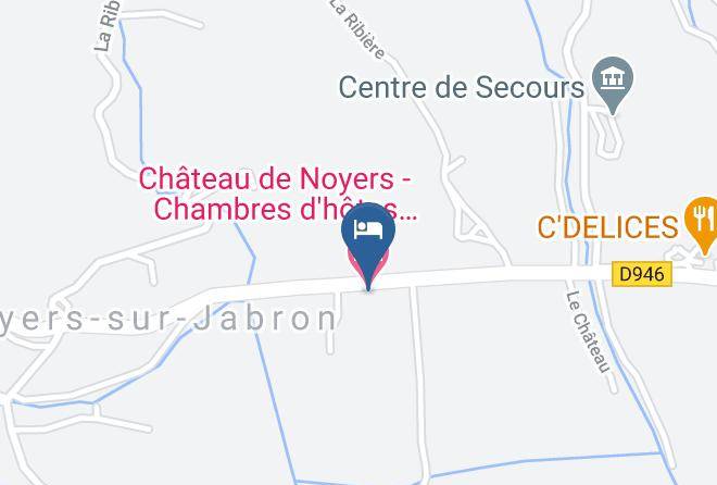 Alpes De Haute Provence - Chateau De Noyers Chambres D'hotes Meuble De Tourisme Maps