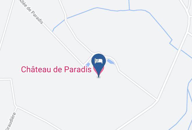 Indre Et Loire - Chateau De Paradis Maps