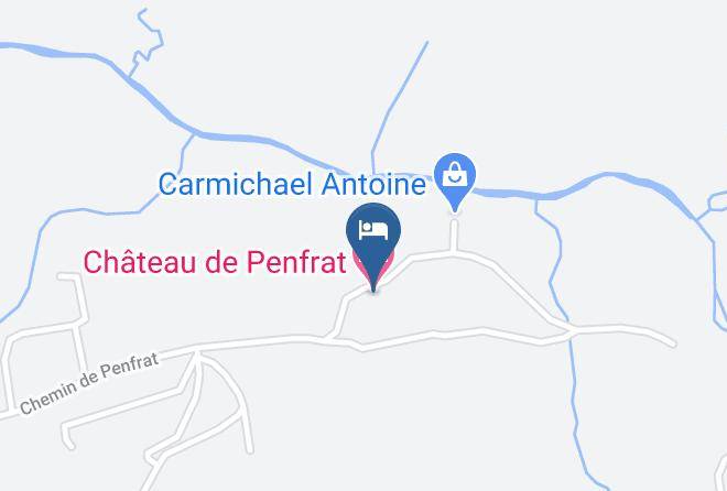 Finistere - Chateau De Penfrat Maps