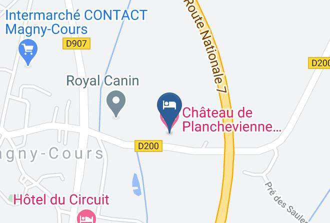 Nievre - Chateau De Planchevienne Chateau De Mariage Chambre D'hotes Maps