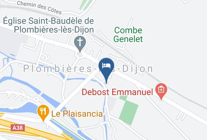 Cote D Or - Chateau De Plombieres Maps