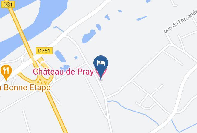 Chateau De Pray Map
