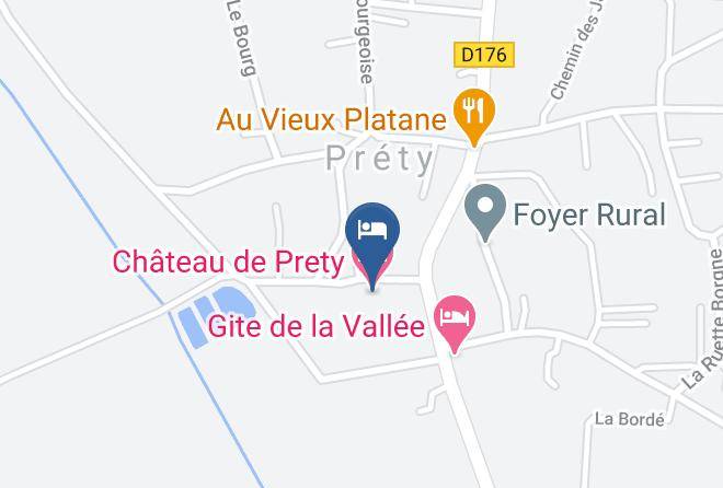 Saone Et Loire - Chateau De Prety Maps