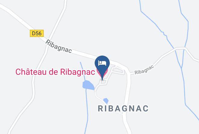 Haute Vienne - Chateau De Ribagnac Maps