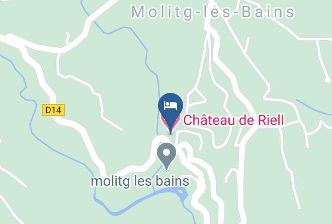 Pyrenees Orientales - Chateau De Riell Maps