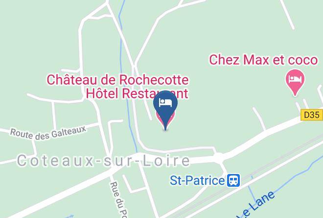 Indre Et Loire - Chateau De Rochecotte Hotel Restaurant Maps