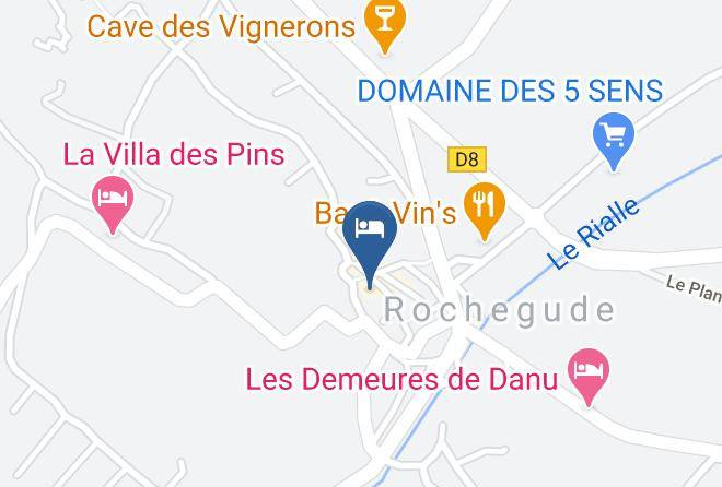 Drome - Chateau De Rochegude Maps