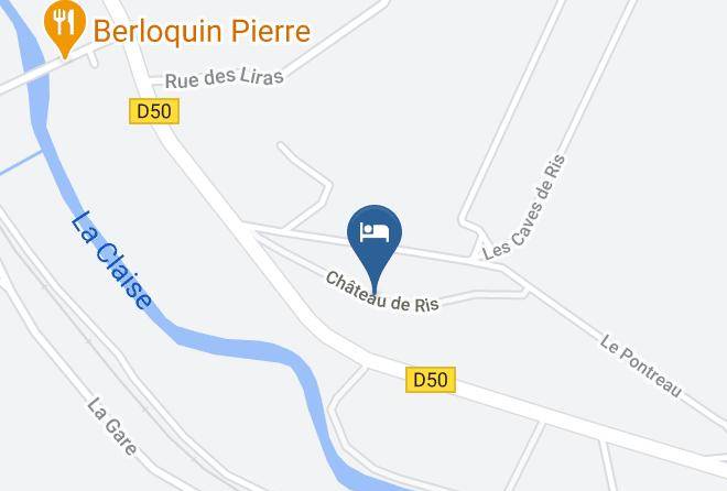 Indre Et Loire - Chateau De Rys Maps