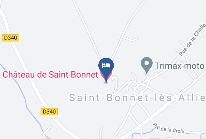 Puy De Dome - Chateau De Saint Bonnet Maps