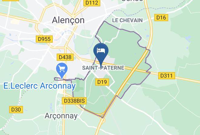 Sarthe - Chateau De Saint Paterne Alencon Maps